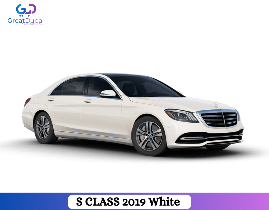 White Mercedes S CLASS 2019 Rent in Dubai With Great Dubai