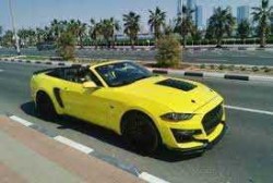 RENT FORD MUSTANG SHELBY GT500 KIT CONVERTIBLE V4 2018 IN DUBAI