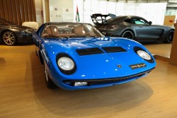 Lamborghini old blue