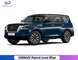 Blue NISSAN Patrol 2022 Rent in Dubai With Great Dubai