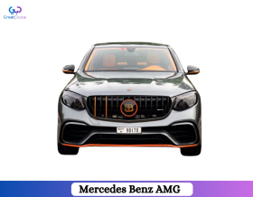 Rent Mercedes Benz AMG GLC 63S Coupe Brabus Kit 2019 in Dubai