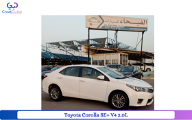 Toyota Corolla SE+ V4 2.0L Model 2014