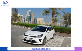 Rent Kia Rio Sedan 2021 in Sharjah