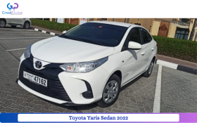 Rent Toyota Yaris Sedan 2022 in Sharjah