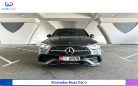 Rent Mercedes Benz C200 2023 in Sharjah