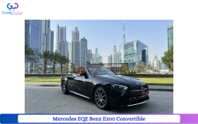 Rent Mercedes EQE Benz E200 Convertible 2021 in Dubai