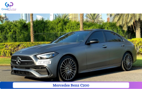 Rent Mercedes Benz C200 2023 in Dubai