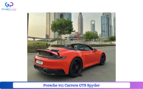 Porsche 911 Carrera GTS Spyder 2022 Ajman Rental