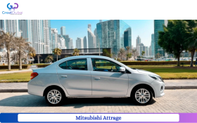 Rent Mitsubishi Attrage 2022 in Abu Dhabi