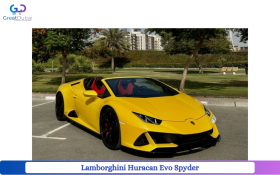 Lamborghini Huracan Evo Spyder 2022 Rental in Ajman