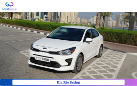 Rent Kia Rio Sedan 2021 in Ajman