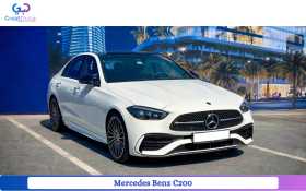 Rent Mercedes Benz C200 2024 in Dubai