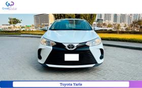 Rent Toyota Yaris 2023 in Ajman