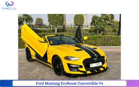 Rent Ford Mustang EcoBoost Convertible V4 2019 in Dubai