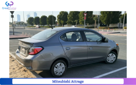 Rent Mitsubishi Attrage 2022 in Dubai