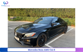 Rent Mercedes Benz AMG C63 S Coupe 2021 in Dubai