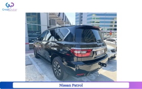 Rent Nissan Patrol 2023 Interior in Dubai