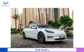 Rent Tesla Model 3 Standard Plus 2021 in Dubai