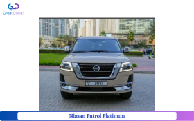 Rent Nissan Patrol Platinum 2021 in Dubai