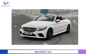 Mercedes C 200-2021 for rent in Dubai