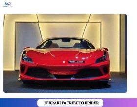 RENT FERRARI F8 TRIBUTO SPIDER 2022 IN DUBAI