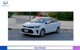 Rent Kia Pegas 2023 in Dubai