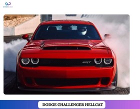 AED 3500/ MONTH - DODGE CHALLENGER HELLCAT - 2018 - GCC - UNDER WARRANTY - IMMACULATE CONDITION