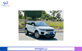 FULL AGENCY MAINTED EVOQUE 2.0 TURBO ORIGNAL PAINT 0% DOWNPAYMENT GCC