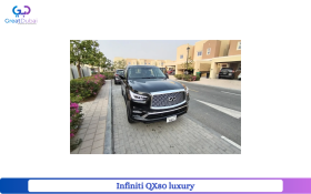 Infiniti QX80 luxury 2021 - Black in Black