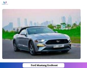 Rent Ford Mustang EcoBoost Convertible V4 2020 in Dubai