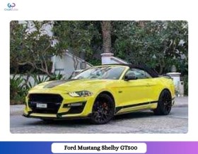 Rent Ford Mustang Shelby GT500 Kit Convertible V4 2021 in Dubai