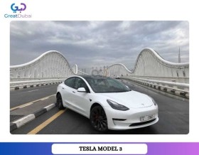 RENT TESLA MODEL 3 PERFORMANCE 2021 IN DUBAI