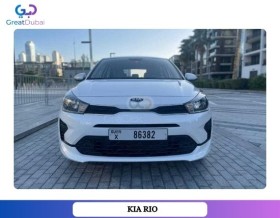 RENT KIA RIO 2021 IN DUBAI