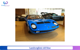 Lamborghini old blue