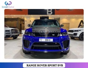 RENT LAND ROVER RANGE ROVER SPORT SVR 2018 IN DUBAI