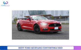 RENT FORD MUSTANG CONVERTIBLE RED