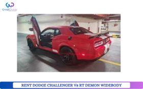 RENT DODGE CHALLENGER V8 RT DEMON WIDEBODY