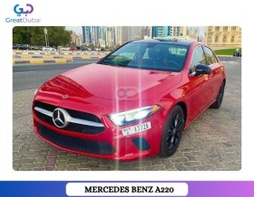 RENT MERCEDES BENZ A220 2020 IN DUBAI