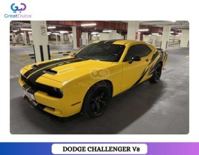 RENT DODGE CHALLENGER V6 2018 IN DUBAI