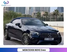 RENT MERCEDES BENZ E450 CONVERTIBLE 2019 IN DUBAI