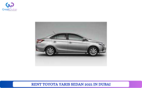 RENT TOYOTA YARIS SEDAN 2021 IN DUBAI