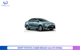 RENT TOYOTA YARIS SEDAN 2019 IN DUBAI