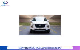 RENT HYUNDAI SANTA FE 2023 IN DUBAI