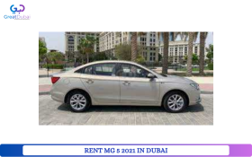 RENT MG 5 2021 IN DUBAI