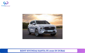 RENT HYUNDAI SANTA FE 2023 IN DUBAI