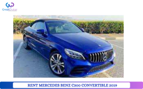 RENT MERCEDES BENZ C300 CONVERTIBLE 2019 IN DUBAI