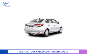 RENT TOYOTA YARIS SEDAN 2021 IN DUBAI