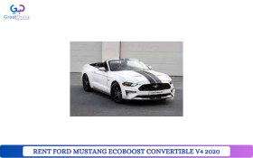 RENT FORD MUSTANG ECOBOOST CONVERTIBLE V4 2020 IN DUBAI