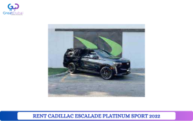 RENT CADILLAC ESCALADE PLATINUM SPORT 2022 IN DUBA