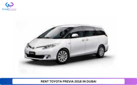 RENT TOYOTA PREVIA 2018 IN DUBAI